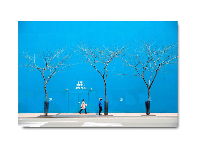 Big blue in New York city